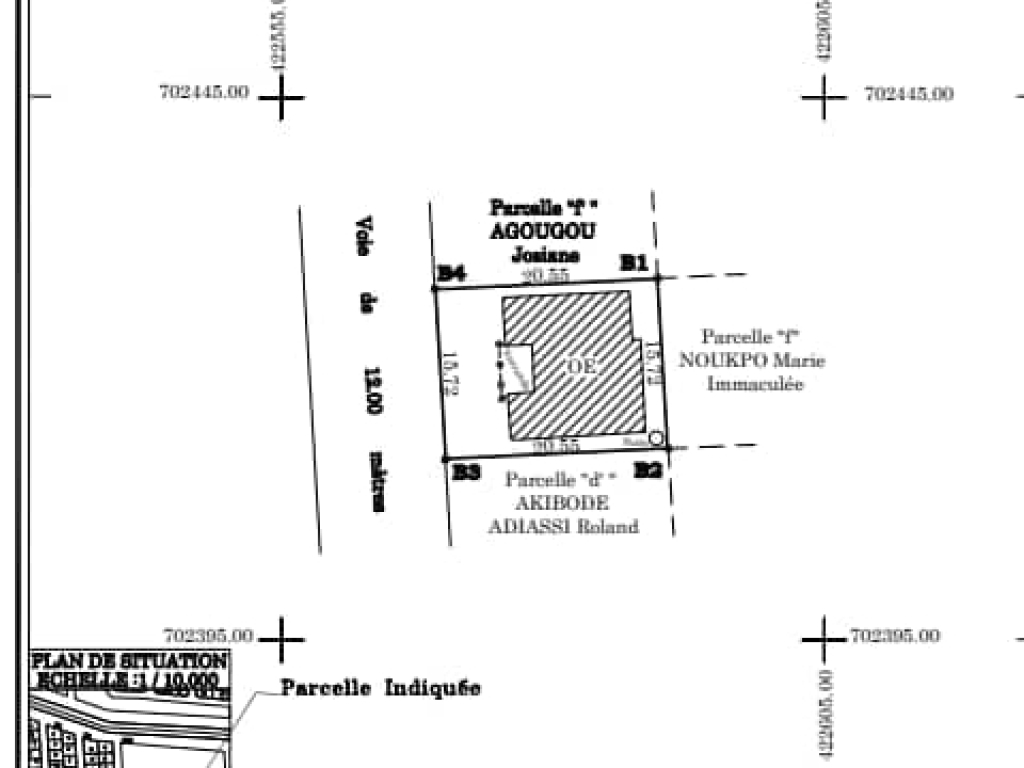 REF30258, Maison, Terrain à vendre à  Togbin –Daho