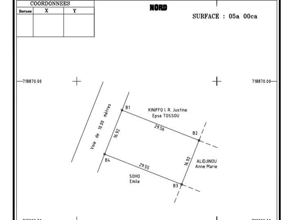 REF30448, Terrain à vendre à Ouedo 