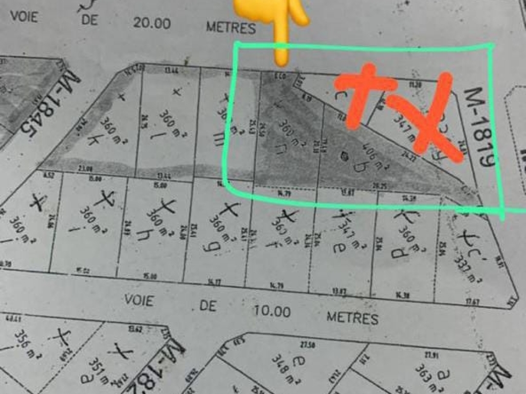 REF30744, Terrain à vendre à  Ahossougbéta